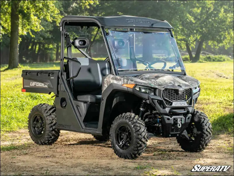 SuperATV CFMOTO UForce 600 Scratch Resistant Flip Windshield