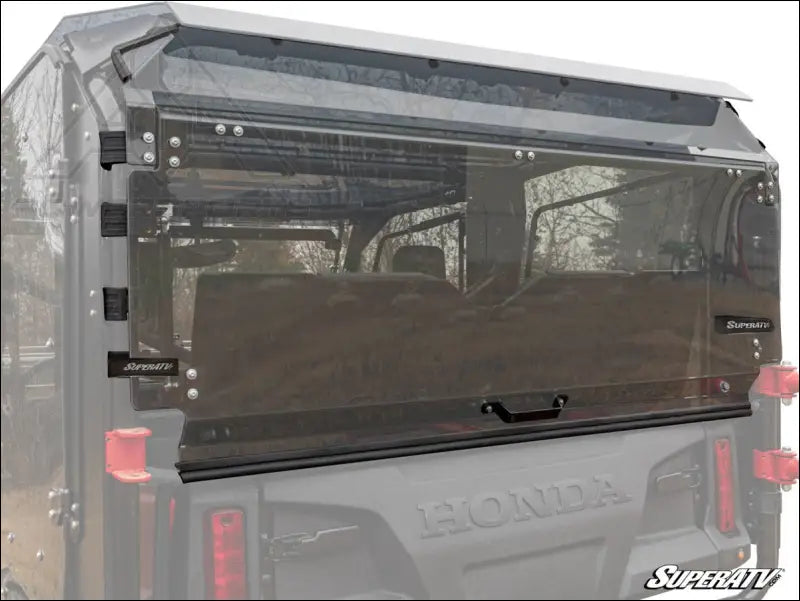 SuperATV Honda Pioneer 1000-5 Rear Flip Windshield