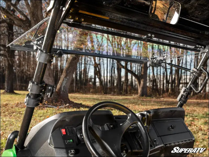 SuperATV John Deere Gator XUV550 Scratch-Resistant Flip Windshield