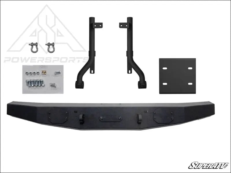 SuperATV Kawasaki Teryx 4 Winch Ready Rear Bumper - Bumpers