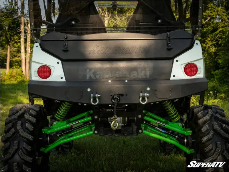 SuperATV Kawasaki Teryx 4 Winch Ready Rear Bumper - Bumpers
