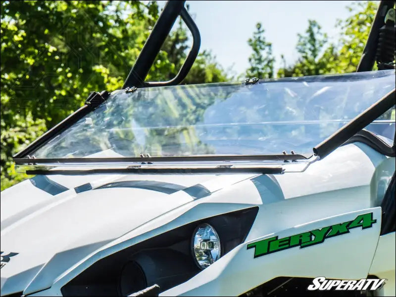 SuperATV Kawasaki Teryx Scratch Resistant Flip Down Windshield
