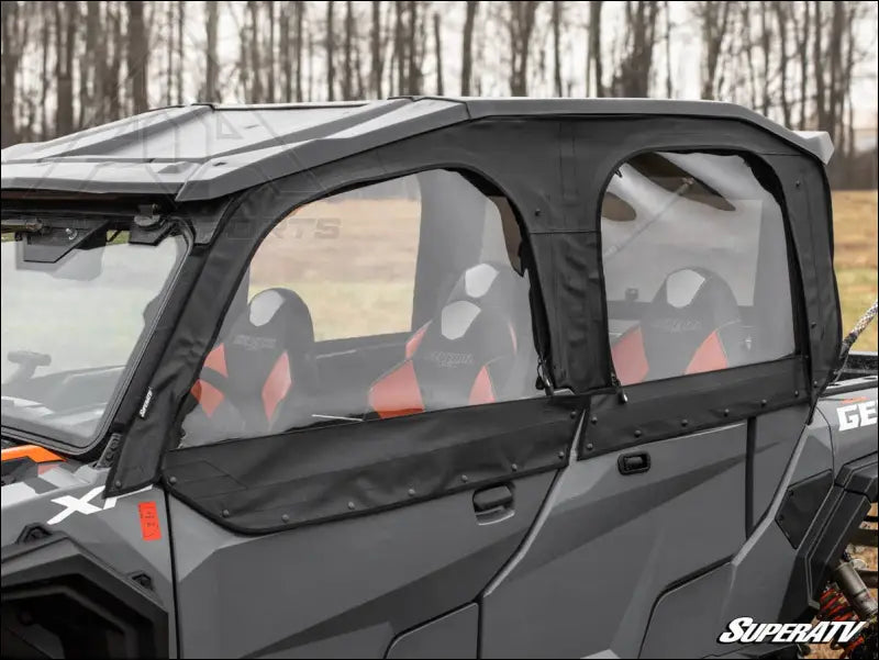 SuperATV Polaris General 1000 Primal Soft Cab Enclosure Upper Doors - Enclosures
