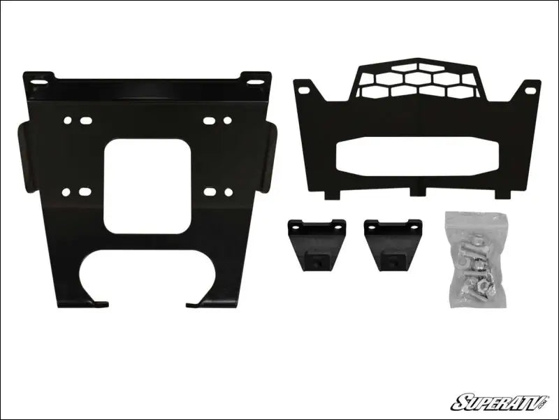 SuperATV Polaris General Winch Mounting Plate