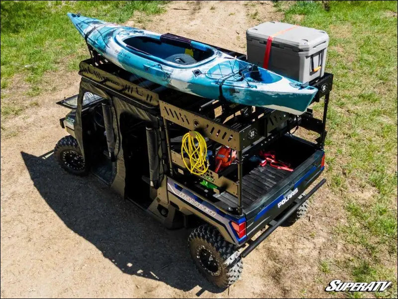 SuperATV Polaris Ranger 1000 Outfitter Bed Rack - Cargo Management