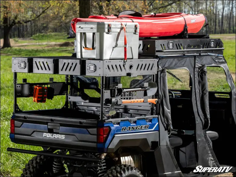 SuperATV Polaris Ranger XP 1000 Outfitter Bed Rack - Cargo Management