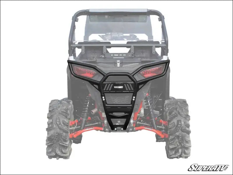 SuperATV Polaris RZR 900 Rear Bumper - Wrinkle Black - Bumpers