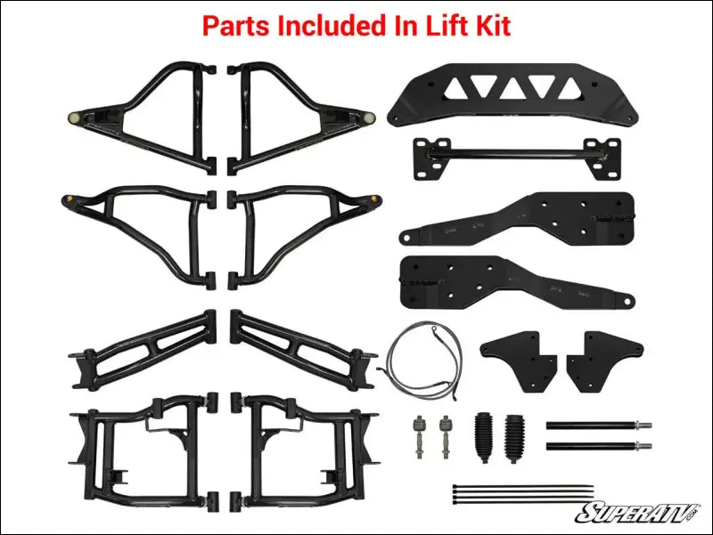 SuperATV Polaris RZR 900/RZR S 900 High Clearance Conversion Kit - 1.5 Offset - Long Travel
