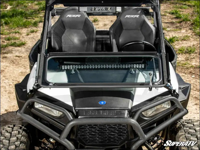 SuperATV Polaris RZR S 1000 Flip Down Glass Windshield