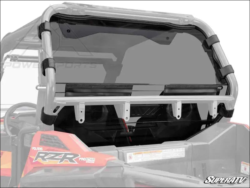 SuperATV Polaris RZR S 1000 Rear Vented Windshield