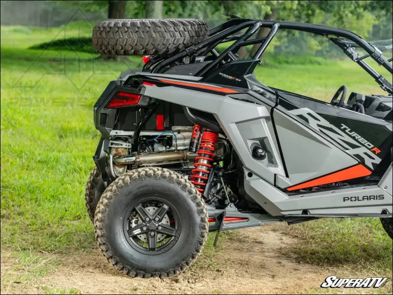 SuperATV Polaris RZR Turbo R Spare Tire Carrier - Bumpers