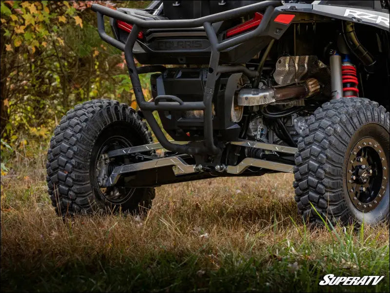 SuperATV Polaris RZR Turbo S High Clearance Billet Aluminum Radius Arms - Rods