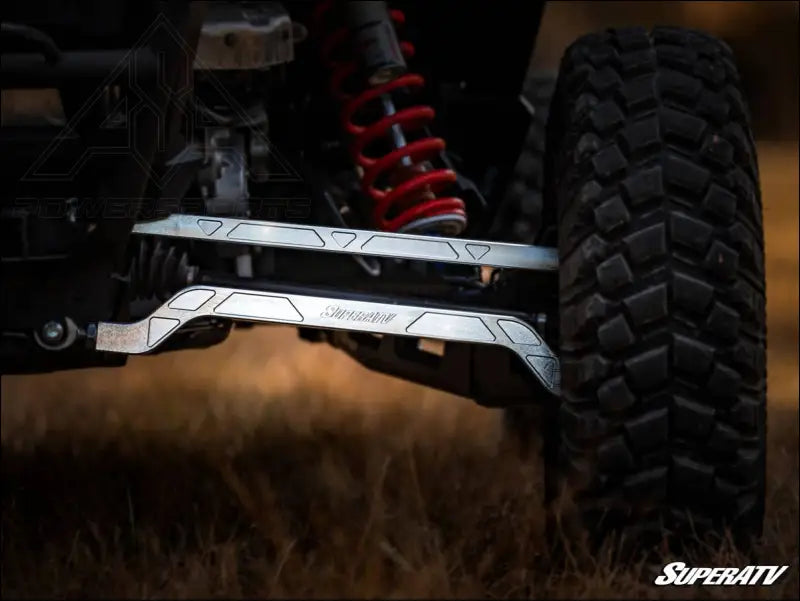 SuperATV Polaris RZR Turbo S High Clearance Billet Aluminum Radius Arms - Rods