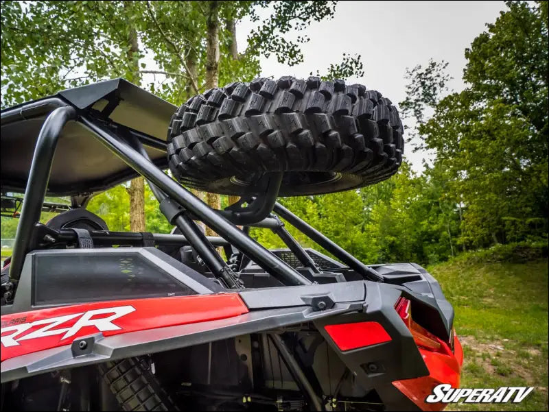 SuperATV Polaris RZR XP Turbo S Spare Tire Carrier - Bumpers