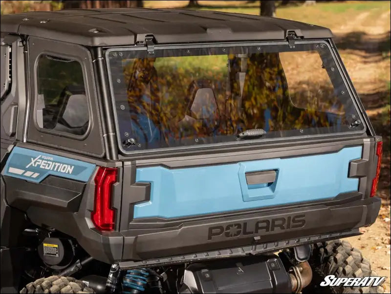 SuperATV Polaris Xpedition ADV Rear Flip Windshield - No thank
