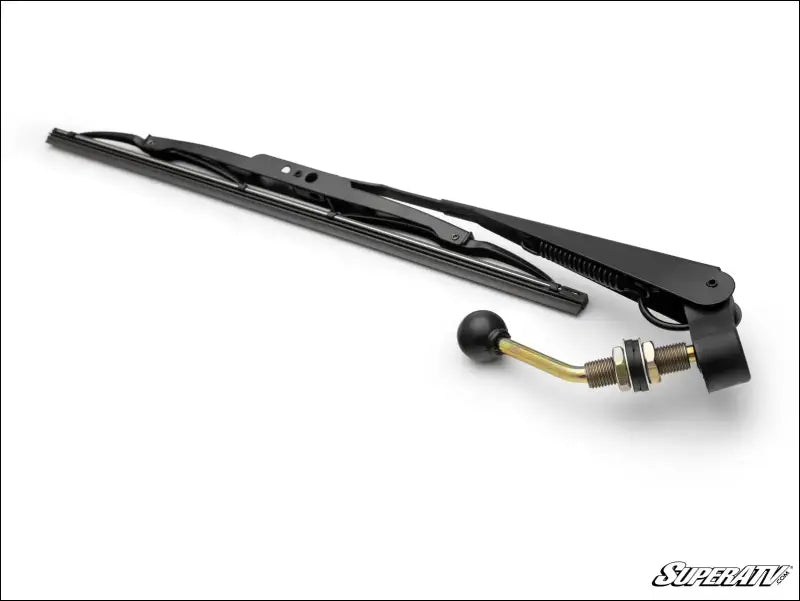 SuperATV Universal Glass Windshield Wiper - Short: 11.81’’ Blade; 9.84’’ Arm / Passenger Side