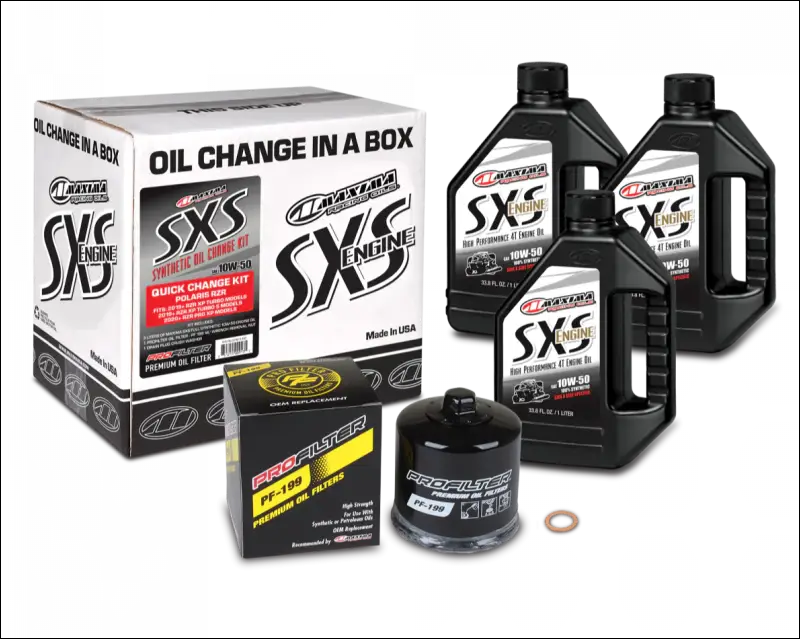 SXS - POLARIS TURBO QUICK CHANGE KIT - 10W-50 - Oil Change Kit