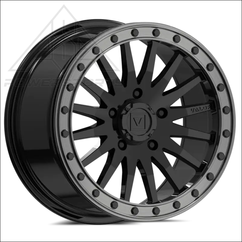 Valor Offroad V06 Beadlock 5-Lug – Gloss Black - Wheels