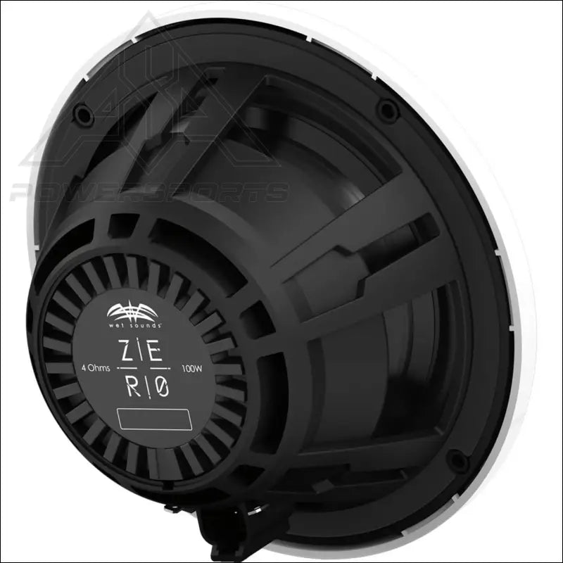 Wet Sounds Zero Series 6.5-inch High-Output Component Style Coaxial Speakers - White - Audio