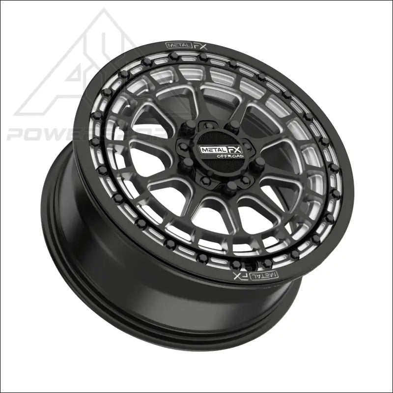 17 Outlaw R Beadlock | Satin Black Contrast Cut - 17x7 | +61mm/6 + 1 | 5x4.5 | 78539 (Polaris 5-Lug Only)
