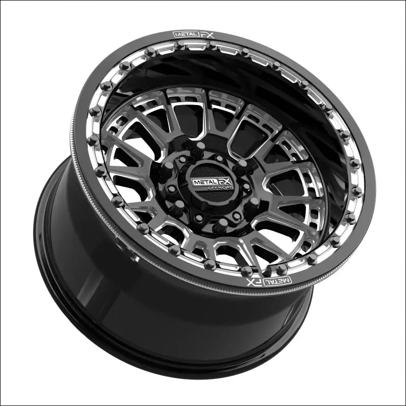 17 Slayer 6R Beadlock | Gloss Black Contrast Cut - 17x10 | +0mm/5 + 5 | 6x5.5 | 98631 (Maverick R) - Wheels