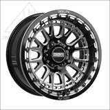 17 Slayer 6R Beadlock | Gloss Black Contrast Cut - Wheels