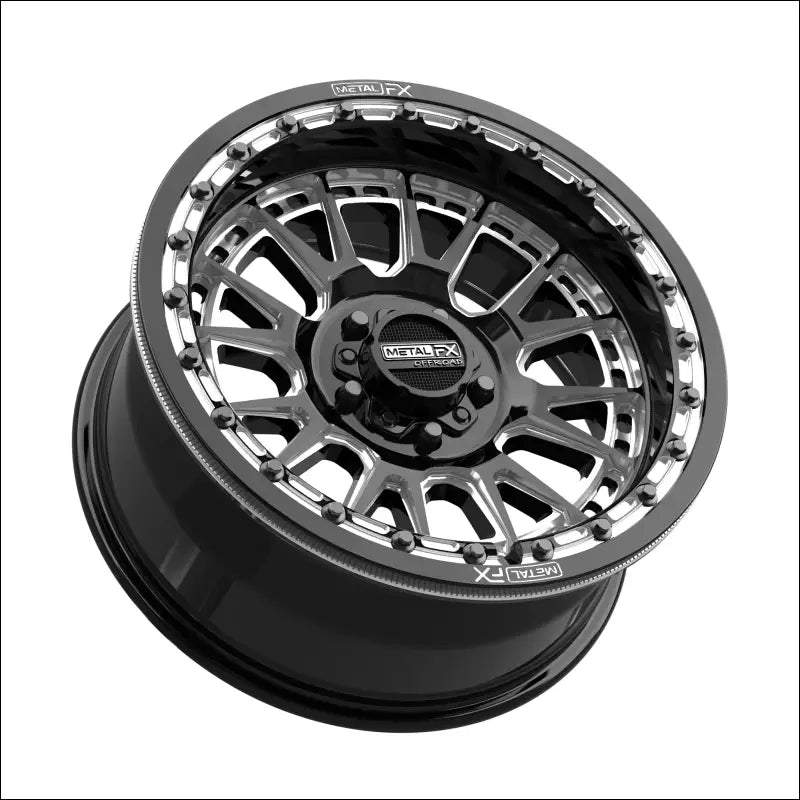 17 Slayer R Beadlock | Gloss Black Contrast Cut - 17x8 | +0mm/4 + 4 | 5x4.5 | 98601 - Wheels
