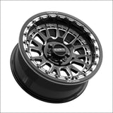 17 Slayer R Beadlock | Gloss Black Contrast Cut - 17x8 | +0mm/4 + 4 | 5x4.5 | 98601 - Wheels