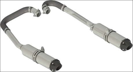 2011-2014 RZR 900 Performance Series Dual Straight Core Full System AT-9514PT - Exhaust