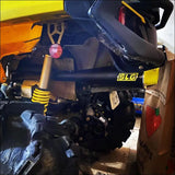 2012-2024 Gen 2 CanAm Outlander 650-800-850-1000cc Sniper Quiet Series Slip On - Raw stainless body with coated tip