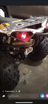 2012-2025 Gen 2 CanAm Renegade (non-XMR) 500-570-650-800-850-1000cc Bomber Quiet Series Slip On - Raw stainless/Large