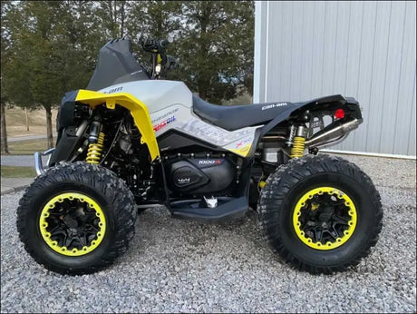 2012-2026 Gen 2 CanAm Renegade (non XMR) 500-570-650-800-850-1000cc Sniper Quiet Series Slip On - Raw stainless / None