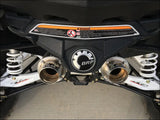 2013-2018 OG CanAm Maverick XMR XRS 1000cc Sniper Performance Series Dual Slip On - Raw stainless / Removable quiet core