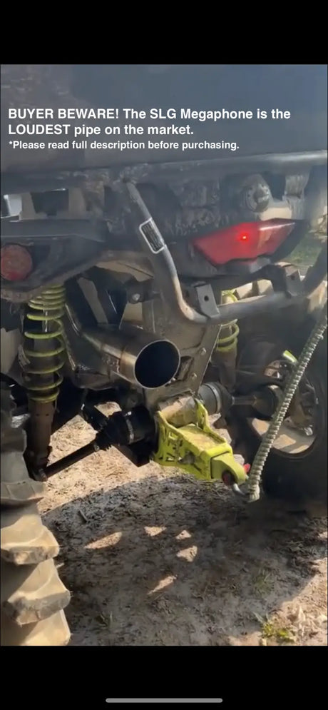 2015-2024 Gen 2 CanAm Outlander 450-570cc Megaphone Slip On - Raw Stainless / None