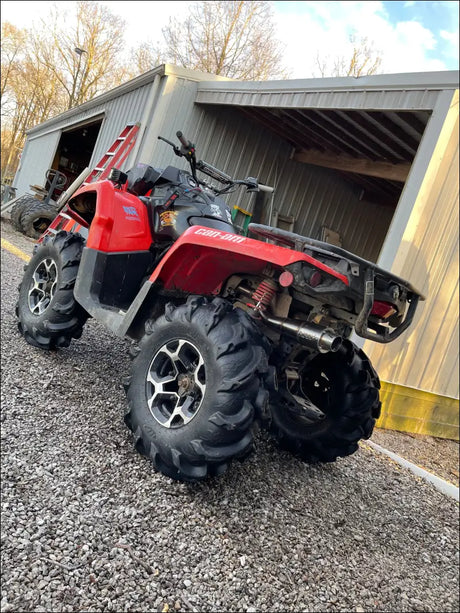 2015-2024 Gen 2 CanAm Outlander 450-570cc Sniper Quiet Series Slip On - Raw stainless / Blank / None