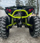 2016-2024 Gen 2 CanAm Renegade XMR 570-650-850-1000cc Sniper Quiet Series Slip On 45 Degree Exit - Raw stainless body