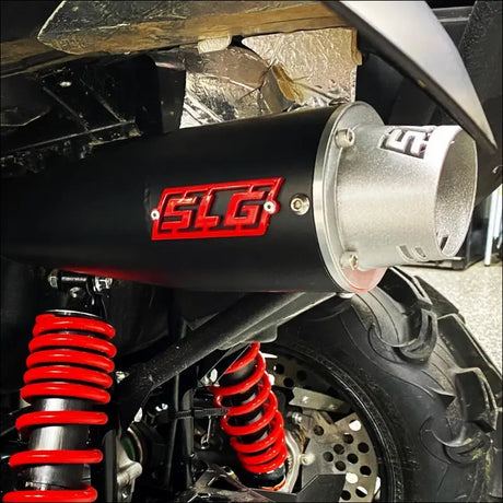 2016-2024 Yamaha Grizzly/Kodiak 700cc Sniper Quiet Series Slip On - Raw stainless / Blank