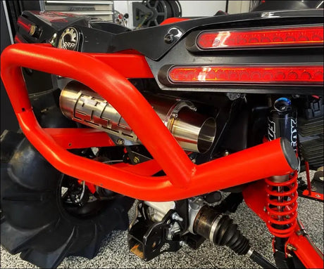 2016-2026 Gen 2 CanAm Renegade XMR 570-650-850-1000cc Bomber Performance Series Slip On Side Exit - Raw stainless/Small