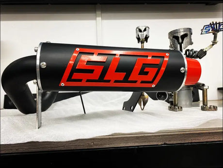 2016-2026 Gen 2 CanAm Renegade XMR 570-650-850-1000cc Bomber Performance Series Slip On Side Exit - Raw stainless/Small