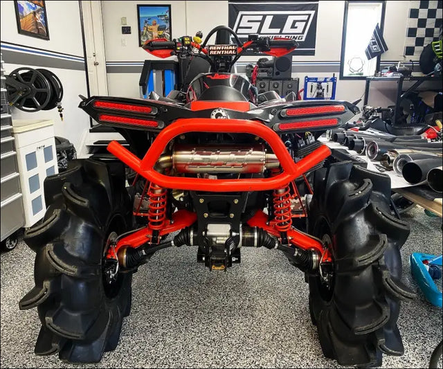 2016-2026 Gen 2 CanAm Renegade XMR 570-650-850-1000cc Bomber Performance Series Slip On Side Exit - Raw stainless/Small