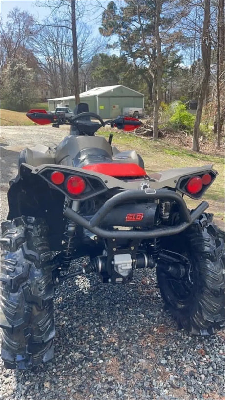 2016-2026 Gen 2 CanAm Renegade XMR 570-650-850-1000cc Megaphone 45 Degree Exit Slip On - Raw Stainless / Oxygen sensor