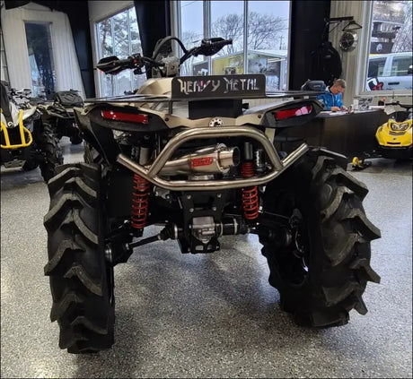 2016-2026 Gen 2 CanAm Renegade XMR 570-650-850-1000cc Sniper Performance Series Slip On 45 Degree Exit - Raw stainless