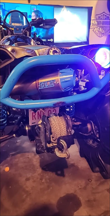 2016-2026 Gen 2 CanAm Renegade XMR 570-650-850-1000cc Sniper Performance Series Slip On 45 Degree Exit - Raw stainless