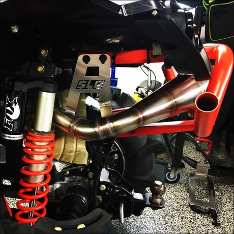 2016-2026 Gen 2 CanAm Renegade XMR 570-650-850-1000cc Sniper Quiet Series Slip On 45 Degree Exit - Raw stainless body