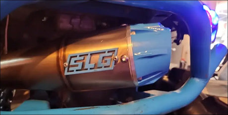 2016-2026 Gen 2 CanAm Renegade XMR 570-650-850-1000cc Sniper Quiet Series Slip On 45 Degree Exit - Raw stainless