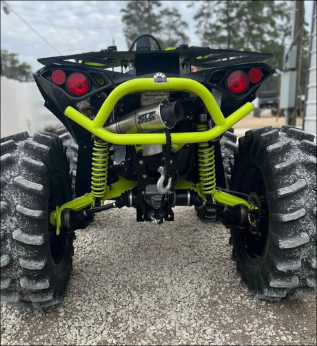 2016-2026 Gen 2 CanAm Renegade XMR 570-650-850-1000cc Sniper Quiet Series Slip On 45 Degree Exit - Raw stainless body