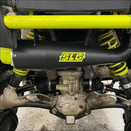 2017-2024 Polaris Sportsman Highlifter 850-1000cc Sniper Quiet Series Slip On - Raw stainless / Cutout