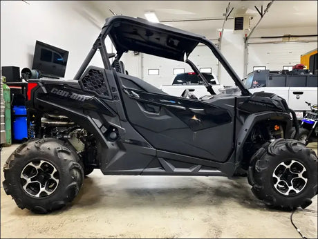 2018-2023 CanAm Maverick Sport/Trail 800-1000cc Bomber Performance Series Slip - Raw stainless body with coated tip