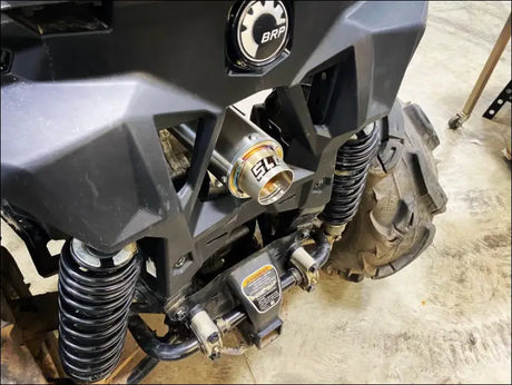 2020 2021 CanAm Maverick Sport/Trail 800-1000cc Bomber Performance Series Slip On - Raw stainless / Cutout / Removable