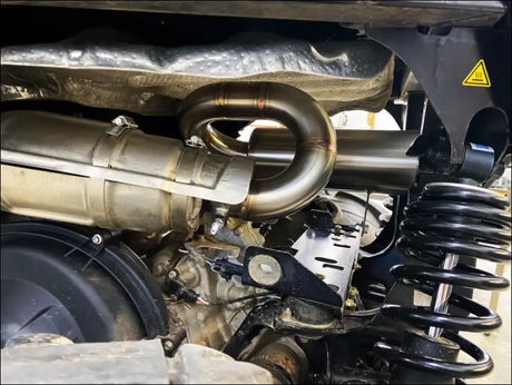 2020 2021 CanAm Maverick Sport/Trail 800-1000cc Bomber Performance Series Slip On - Raw stainless / Cutout / Removable